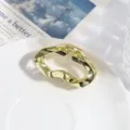 Gouden geometrische haarclip, onregelmatige wolk haaraccessoire voor dagelijkse damestyling. - Gouden Wolk Stijl