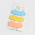 Close-up detail of sweet candy color hair clips on white card, fresh style hair accessories. - Heart Style 2 / 3 Pieces/Pack