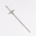 Silver medieval sword hair stick metal dagger hair pin gothic retro hair styling accessory - Silver Sword (6129792203152)