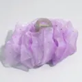 Elegant purple mesh hair claw clip with sparkling rhinestones, perfect for stylish women updos. - Purple Mesh