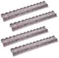 Set of 4 American mahjong pushers 20 inch with elegant tortoiseshell acrylic pattern - Dreamy Purple