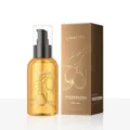 Nourishing olive argan hair essential oil 100ml SKU in premium golden packaging box - Zhiduo Lightweight Smooth Hair Essential Oil / 100ml