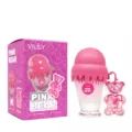 VILILY Pink Bear cupcake shaped eau de parfum 30ml with bear keychain and gift box - Pink Bear Style (BQL304) / 30ml