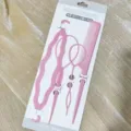 Pink hair styling tool set with comb and pull hair needles for girls' bun styles - Pink 4-Piece Hair Styling Set / Pink