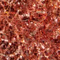 Metallic rose gold crinkle shredded paper filler for gift box packaging texture close-up - 100g Pack / SM04 Double-Sided Rose Gold