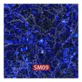 Metallic royal blue crinkle shredded paper filler for elegant gift box packaging - 100g Pack / SM09 Double-sided Royal Blue