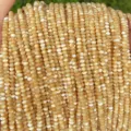 Natural golden trochus shell disc beads for DIY jewelry making and crafting - 3.5*6mm Approx 100pcs / Natural Coffee Trochus Abacus Beads