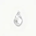 Détail du pendentif coquillage transparent, accessoire de bijou DIY en acrylique clair - Blanc