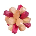 Wooden Interlocking Burr Puzzle Brain Teaser Toy Traditional Spherical Wooden Brain Teaser - Lilac