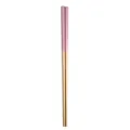 Moderne rosa und goldene edelstahl quadratische essstäbchen für haushalt küche set. - Rosagold