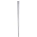 Stainless steel square chopsticks durable metal chopstick single pair for home use - Natural