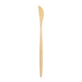 Gold stainless steel table knife, elegant single piece tableware for dining and dessert. - Dinner Knife / Titanium Gold