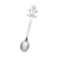 Edelstahl Weihnachten Lebkuchenmann Löffel süße Kaffee Dessert Rührlöffel für Feiertag - Lebkuchenmann / Silber - Lebkuchenmann