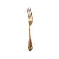 Elegante forchetta da tavola dorata in acciaio inossidabile vintage goffrata stile europeo - Forchetta da Tavola / Oro Titanio