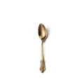 Cucchiaio in acciaio inossidabile goffrato vintage oro, elegante cucchiaio da dessert in stile. - Cucchiaino da Tè / Oro Titanio