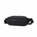Heren functionele crossbody borsttas waterdicht urban casual stijlvol lichtgewicht tas - Zwart