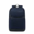 Heren mode zakelijke laptop rugzak, waterdichte dagelijkse woon-werkverkeer tas, donkerblauw. - Blauw