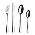 Stainless steel cutlery set knife fork spoon four-piece kitchen tableware for home hotel - Main 4-Piece Set (OPP Bag) / Natural