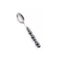 Cucchiaio da tavola in acciaio inossidabile con manico perlato lucido, stoviglia elegante. - Cucchiaino da Tè / Canna di fucile