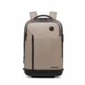 15.6 inch trolley rugzak zakelijke reis laptop tas duurzame polyester casual dagrugzak - Khaki