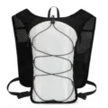 Outdoor Lauf-Trinkwesten-Rucksack, leicht, atmungsaktiv, Sport, Radfahren, Wandern, Tagesrucksack. - Weiß