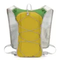 Outdoor Lauf-Trinkwesten-Rucksack, leichtes atmungsaktives Mesh-Wander- und Radsporttasche. - Gelb