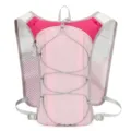 Rosa Outdoor Laufweste Rucksack, atmungsaktives Mesh Wandern Radfahren Trinkrucksack Sport. - Rosa