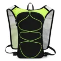 Outdoor Sport Weste Rucksack Schwarz Gruen Wandern Radfahren Trinkrucksack Atmungsaktiv - Schwarz