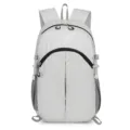 Heller grauer Gitter Klapp Outdoor Rucksack leichtes Reise Sport Tagesrucksack Modell - Grau