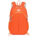 Oranger leichter und faltbarer Outdoor-Rucksack, tragbarer Wander-Tagesrucksack für Reisen. - Orange