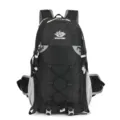 Zaino da trekking nero di grande capacita, leggero per viaggi, campeggio e sport all'aperto. - 20-35L / Nero
