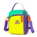 Colorful crossbody shoulder bag for outdoor sports, lightweight multi-functional phone bag. - Swan Yellow / Below 20L