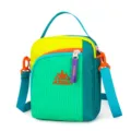 Colorful mini crossbody bag for daily outdoor use, lightweight shoulder bag with handle. - Spruce Green / Below 20L