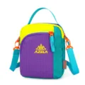 Colorful sports shoulder bag lightweight crossbody cell phone bag for outdoor cycling travel - Dark Purple / Below 20L