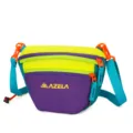 Azela colorful outdoor sports casual crossbody bag, lightweight travel chest shoulder pack. - Below 20L / Dark Purple