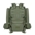 Militärischer taktischer Rucksack mit großer Kapazität für Outdoor Sport Camping und Wandern. - Grün / 20-35L