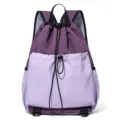 Leichter violetter Kordelzug Rucksack ideal für Sport, Outdoor-Aktivitäten und den täglichen Alltag. - Unter 20L / Lila