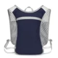 Leichter Lauf-Trinkrucksack, atmungsaktiver Mesh-Rad-Wander-Sportrucksack für Outdoor. - Marineblau