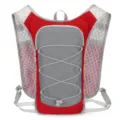 Outdoor cycling backpack lightweight hydration vest for running hiking red and grey sports bag - Burgundy