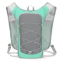 Lightweight mint green cycling hydration backpack for outdoor running, hiking, and sports gear. - Apple Green