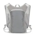 Leichter grauer Outdoor Trinkrucksack für Laufen, Radfahren und Wandern mit atmungsaktivem Mesh. - Unter 20L / Hellgrau
