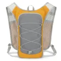 Lightweight outdoor cycling backpack with breathable mesh straps for hiking and running. - Yellow