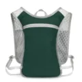 Grüner Outdoor Lauf-Trinkrucksack Weste, leicht atmungsaktives Mesh Radfahren Wanderrucksack. - Dunkelgrün