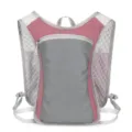 Leichter Lauf-Trinkrucksack Weste in Grau und Pink für Outdoor-Wandern und Radfahren. - Unter 20L / Nebelviolett