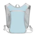 Leichter, atmungsaktiver Laufwesten-Rucksack fuer Outdoor-Sportarten, Wandern und Radfahren. - Himmelblau