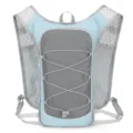 Lightweight blue grey cycling backpack hydration pack for outdoor sports hiking running. - Sky Blue