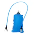 Portable collapsible sports water bladder 1.5L blue hydration pack with drinking tube - 1.5L / Deep Sea Blue