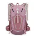 Pink 28L lightweight outdoor hiking backpack waterproof breathable sports rucksack for camping. - Hibiscus Purple