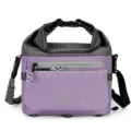 Wasserdichte Outdoor Sport Umhängetasche mit Gittermuster, multifunktionale Freizeittasche. - 20L / Lila