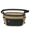 Azela casual sports waist bag for men and women, lightweight durable outdoor sling bag. - Khaki
